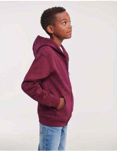 R-R-266B-0-Kids Authentic Zipped Hooded Sweat